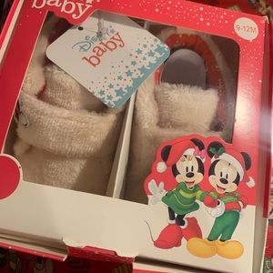 Disney Baby Minnie Mouse Christmas Shoes